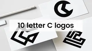 10 letter C logo designs