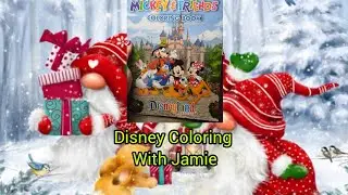 #vlogmas2025 Day 23 #disneycoloringwithjamie Hosted by Me ⚫🎀⚫