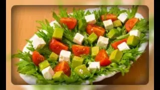 Легкий овощной салат