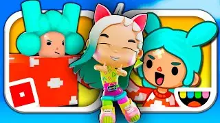 Toca Life World ROBLOX vs Toca Boca Life World Official😲😱 Which game do you like more?🤳