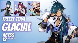Kaeya Showcase Freeze Team - Spiral Abyss 2.3 Floor 12 | Genshin Impact