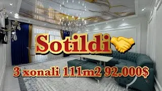 3 xonali Gagarin ko’chasida 111m2 92.000$
