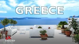 GREECE- Travel Video in 4K 2022 || Top Tourist Destinations in Greece || Fly over Greece by Drone