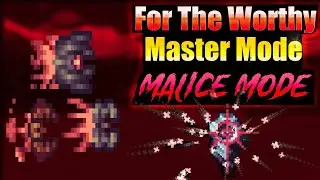 Terraria Supreme Buffed Entropys Vigil vs For The Worthy Calamity Mod Malice Mode Boss Rush