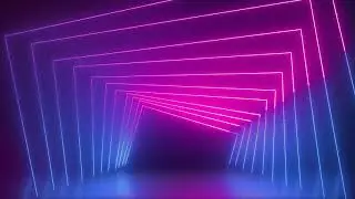 Neon light animated pink and blue light background  in 4k |Neon Effects| Animated loophole|