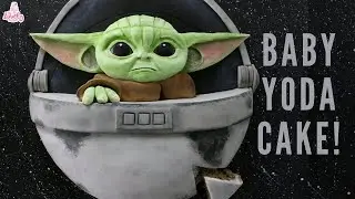 Baby Yoda/Grogu The Mandalorian Cake Tutorial! Star Wars Cakes