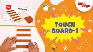 Eduedge - Touch Board 1 I Motessori material I Wooden Toys I Toys for kids