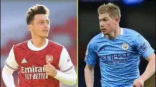 Mesut Ozil Vs Kevin De Bruyne Defense Splitting Pass Challenge