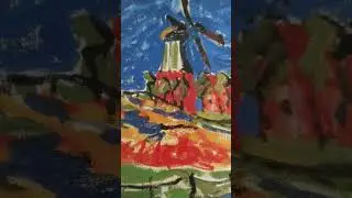 Erich Heckel, mulino a vento, Dangast, 1909 