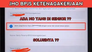 THERE ARE BPJS EMPLOYMENT NUMBERS THAT ARE CENSORED DURING DATA UPDATE || JMO BPJS EMPLOYMENT