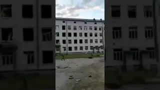 Черниговская область Десна,воронка от ракетного попадания войсками РФ.