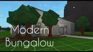 Bloxburg | Modern Bungalow Speed Build (17k) (No Gamepasses)
