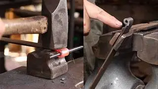 Tools for making hinges - basic blacksmithing