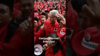 Ganjar diteriaki Presiden di HUT PDIP 