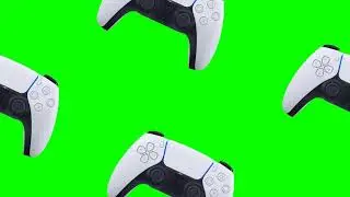 PS5 CONTROLLER! SONY PLAYSTATION 5 CONTROLLER animations on green screen, VFX for video Editing 
