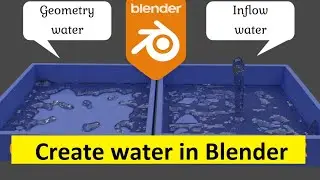 Blender Tutorial - Create water in blender