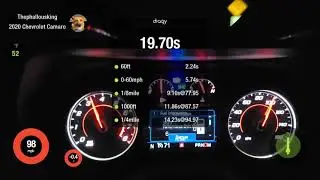 2020 Camaro 0-60