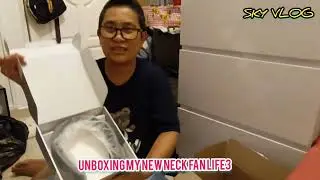 UNBOXING MY NEW NECK FAN LIFE3 | @SKYFEMETV