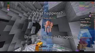 What happens when a Blaze Puzzle Blaze drowns? | Hypixel Skyblock