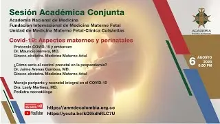 COVID-19: ASPECTOS MATERNOS Y PERINATALES