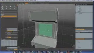 Modo 401 3D Modeling Tutorial - Project 6 - Low Detail Video Arcade Machine