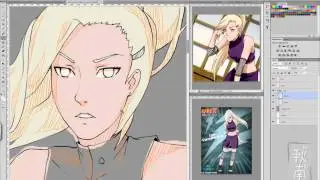 Рисование в стиле аниме в Photoshop CS6 часть 4 (покрас)