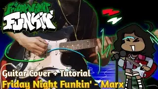Friday Night Funkin' - Marx Guitar COVER/DUB (w/ Tutorial tabs) Vs. Sunday Mod + Solos