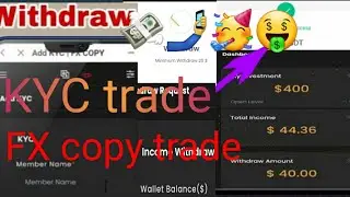 FX copy trade new update trade KYC account verify FX copy trade trade Kaise lagaen fxfx co