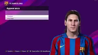 Lionel Messi Face PES 2021