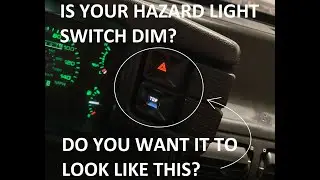 Fox Body Mustang (1992) Hazard Switch fix with LEDs