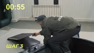Установка слани за 150 секунд в лодку Яхтман-340 СК. Инструкция