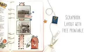 “On My Mind” Scrapbook Layout + FREE Printable