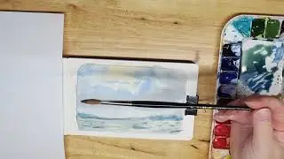 Painting with DaVinci Maestro 10 brush.