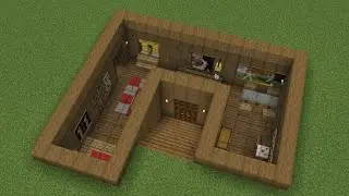 Minecraft - How to build an Underground Starter Base House
