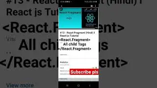 react fragment in react js । react fragment । react fragment in hindi । react fragment vs empty tag