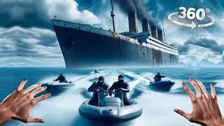360° Sea Bandits Take you to the Scary Ghost Ship VR 360 Video 4K Ultra HD