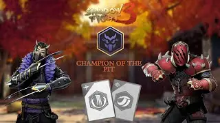 Shadow fight 3 - Champion of the Pit Event - Lynx  v/s  Champion of the Pit Gameplay  
