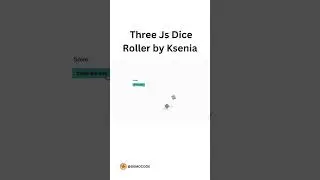 Three Js Dice Roller || 