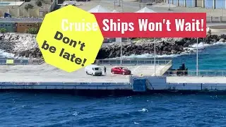 Pier Runners! Two guests left behind on the Carnival Horizon in Curaçao!