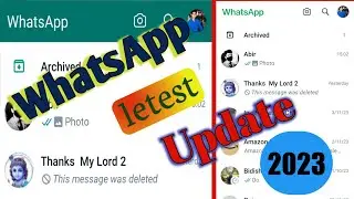 WhatsApp photo gallery send options new update, letest last year new update 2023;