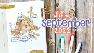 September 2022 Bullet Journal Setup ⚔️ Fantasy RPG ✨ Plan with Me