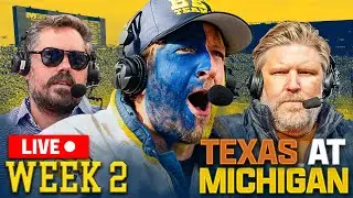 LIVE FROM ANN ARBOR FOR TEXAS-MICHIGAN | Barstool College Football Show Week 2