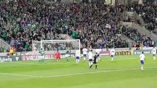 Northern Ireland v San Marino - 8th October 2016 - Steven Davis penalty