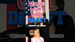 BASIC WHITE GIRL DRAFT! #funny #basic #comedyshorts #draft #leggings #girls