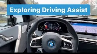 BMW iX M60 exploring Driving Assisted Mode.