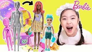 Barbie color reveal doll Unboxing Shushu Vlog