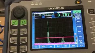 UT A-scan signal characteristics of laminations.