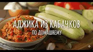 Аджика из кабачков по домашнему.