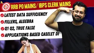 Mains Arithmetic Booster Session | RRB PO/Clerk Mains | IBPS Clerk Mains | Quant by Aashish Arora