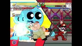 Mugen - Panty, MVC Peter, Twilight Sparkle, and Norman vs Vicky, Waluigi, Jerry, and Fred